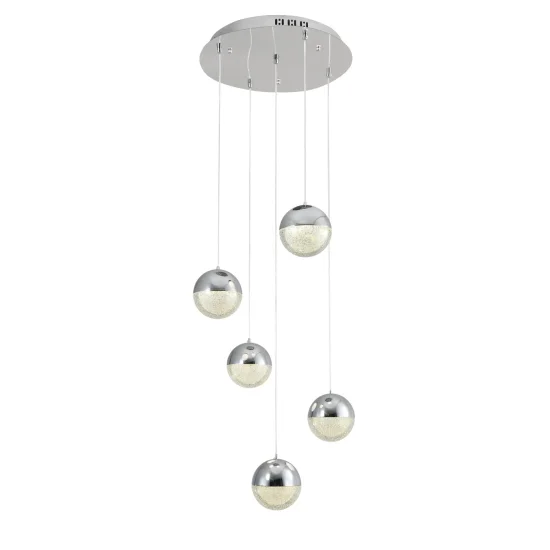 LÁMPARA DE TECHO LED KENDALL 5x9W 4000K CROMO