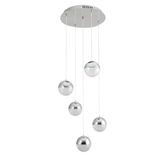 LÁMPARA DE TECHO LED KENDALL 5x9W 4000K CROMO 2