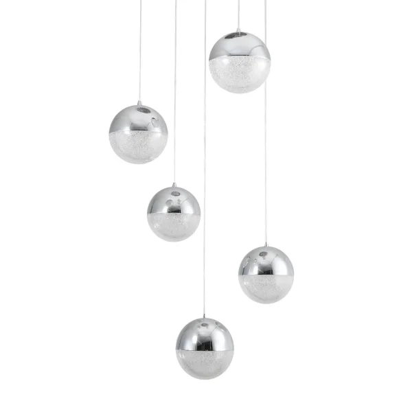 LÁMPARA DE TECHO LED KENDALL 5x9W 4000K CROMO