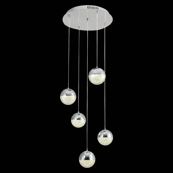 LÁMPARA DE TECHO LED KENDALL 5x9W 4000K CROMO