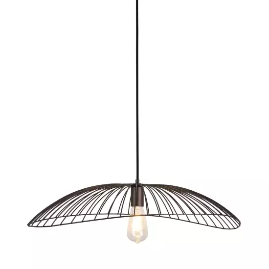 LÁMPARA DE TECHO CALLIE 67CM CAFÉ