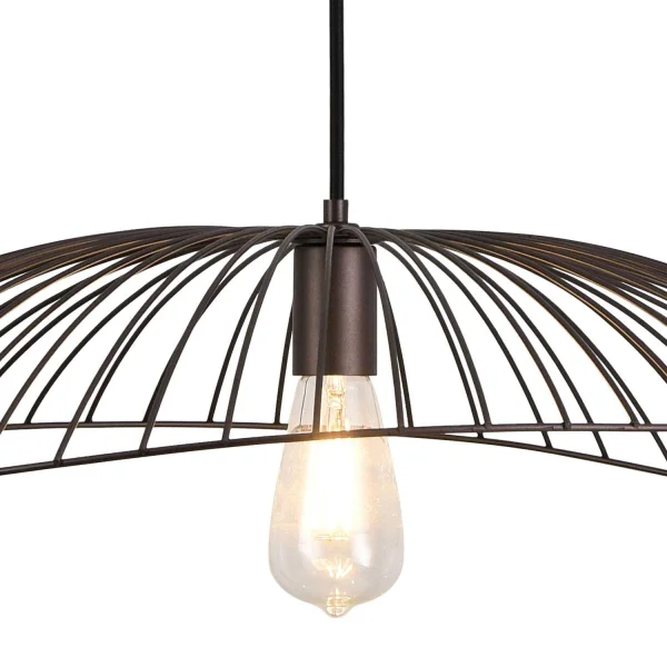 LÁMPARA DE TECHO CALLIE 67CM CAFÉ LÁMPARA DE TECHO CALLIE 67CM CAFÉ