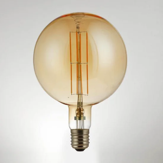 BOMBILLA DECORATIVA GIGANTE 20CM AMBAR 2