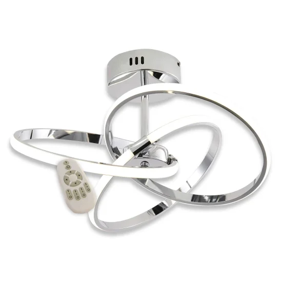 PLAFÓN DE TECHO LED NATHALIA 38W 4000K CROMO