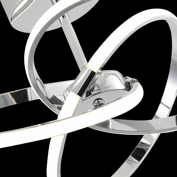 PLAFÓN DE TECHO LED NATHALIA 38W 4000K CROMO