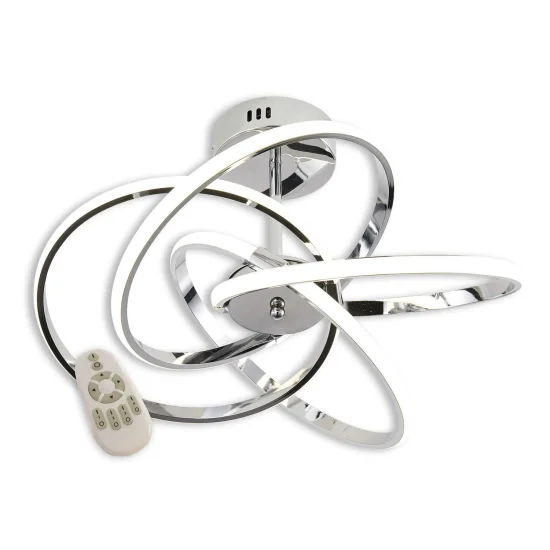 PLAFÓN DE TECHO LED NATHALIA 56W 4000K CROMO