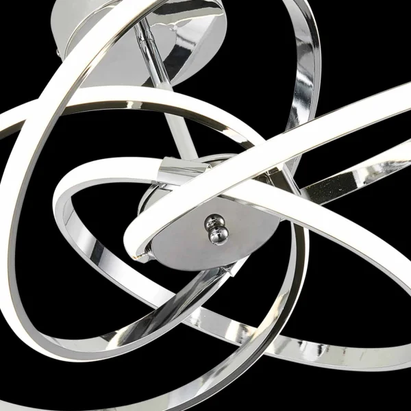 PLAFÓN DE TECHO LED NATHALIA 56W 4000K CROMO