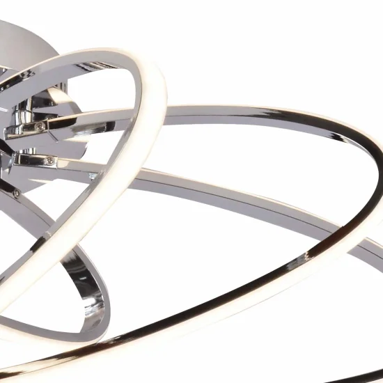 PLAFÓN DE TECHO LED HAUMEA 78W 4000K CROMO 2