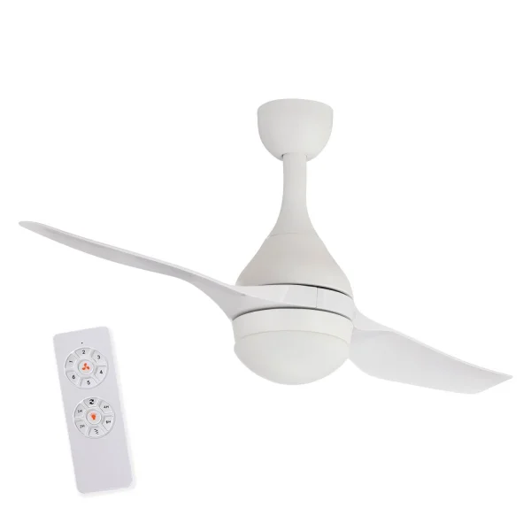 VENTILADOR DE TECHO LED WESLEY 18W BLANCO