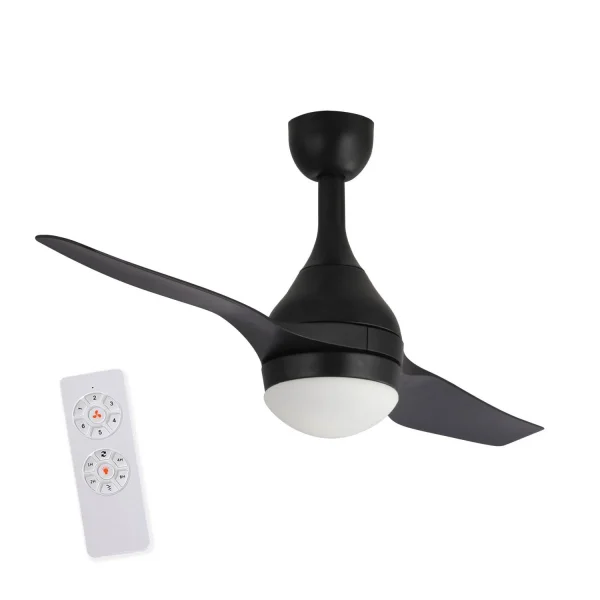 VENTILADOR DE TECHO LED WESLEY 18W NEGRO