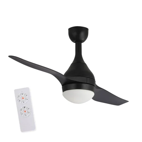 VENTILADOR DE TECHO LED WESLEY 18W NEGRO