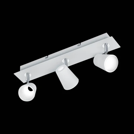 FOCO 3 LUCES CLEÓN BLANCO 6W 3000K 2