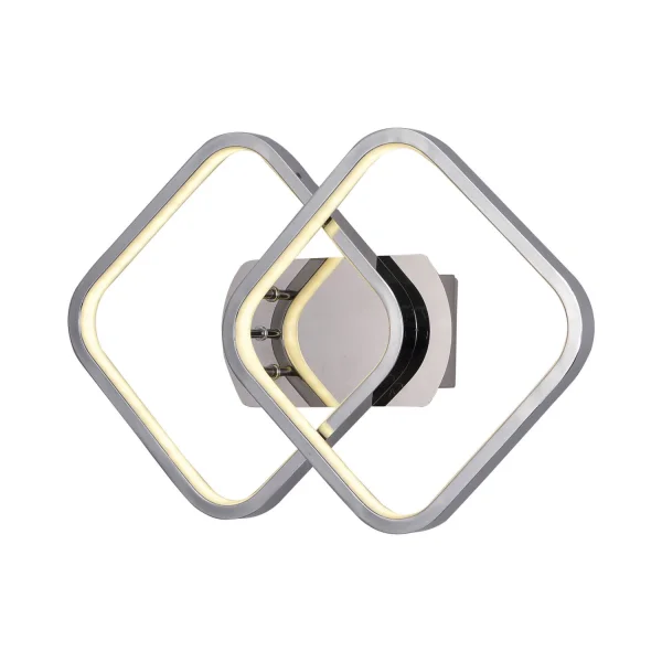 APLIQUE DE PARED LED MELCHOR 24W 4000K CROMO