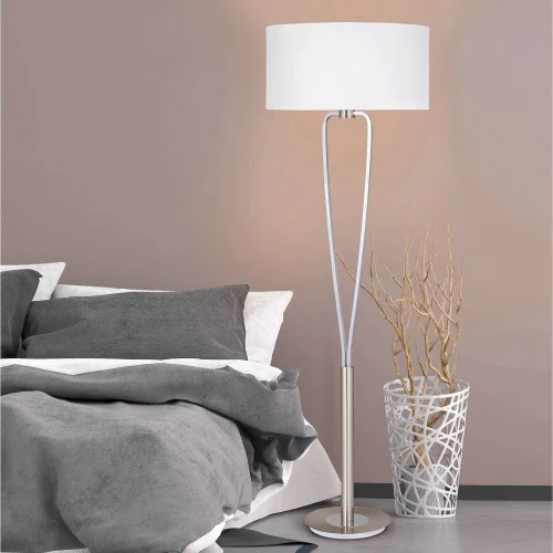 LÁMPARA DE PIE TOULOUSE NÍQUEL LÁMPARA DE PIE TOULOUSE NÍQUEL