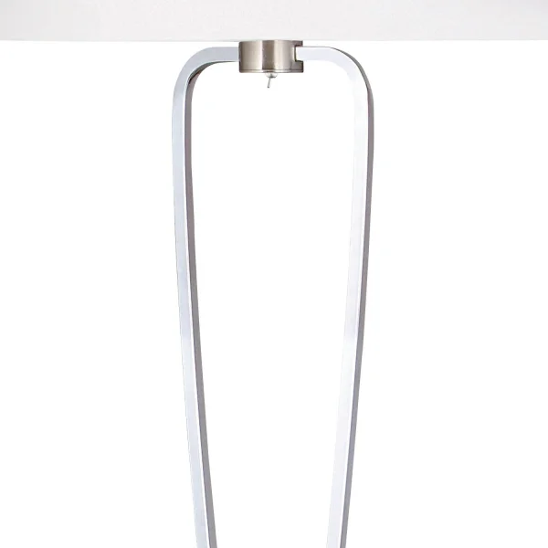 LÁMPARA DE PIE TOULOUSE NÍQUEL LÁMPARA DE PIE TOULOUSE NÍQUEL