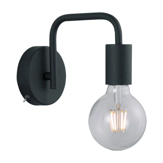 APLIQUE DE PARED GLADSTONE NEGRO