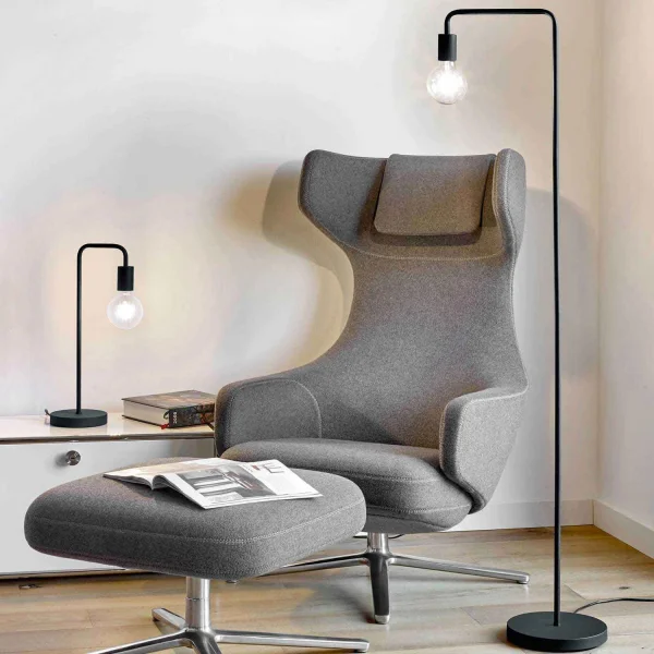 LÁMPARA DE MESA GLADSTONE NEGRO