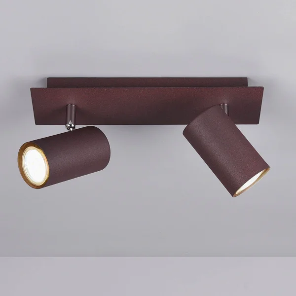 FOCO GRAFTON DE 2 LUCES ÓXIDO FOCO GRAFTON DE 2 LUCES ÓXIDO