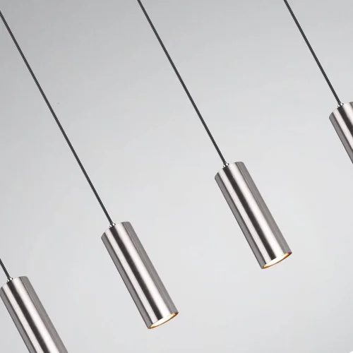 LÁMPARA DE TECHO GRAFTON 4 LUCES NÍQUEL MATE