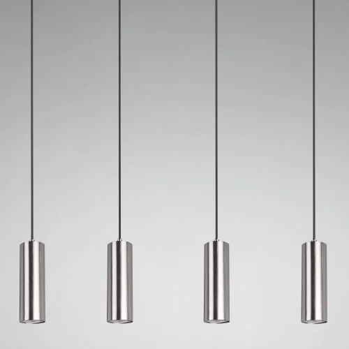 LÁMPARA DE TECHO GRAFTON 4 LUCES NÍQUEL MATE