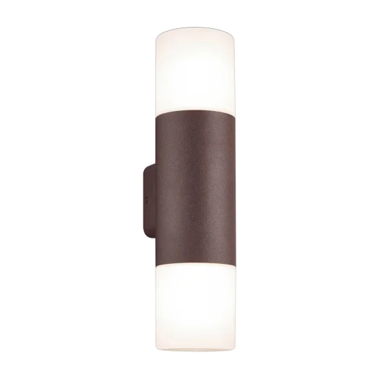APLIQUE EXTERIOR KIAMA 2 LUCES ÓXIDO