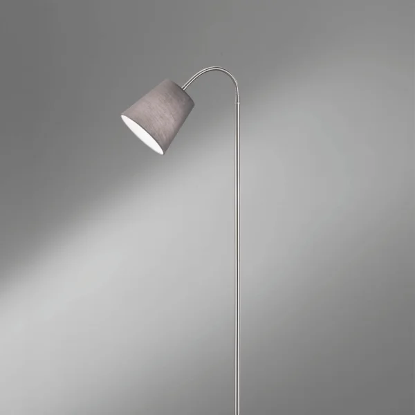 LÁMPARA DE PIE DUBBO GRIS