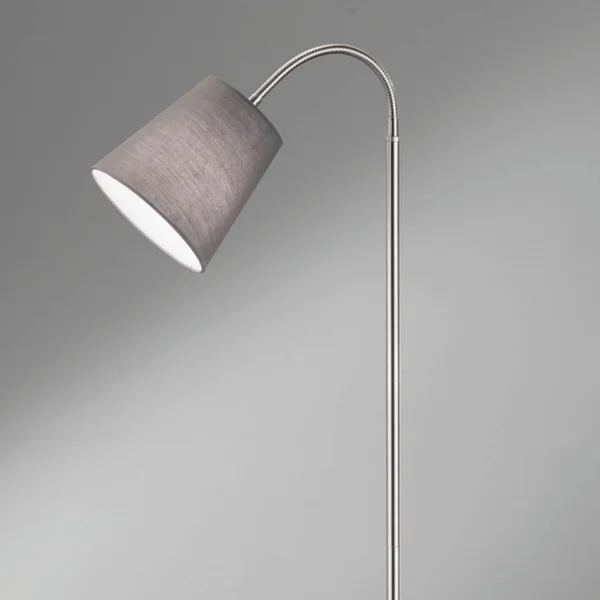 LÁMPARA DE PIE DUBBO GRIS