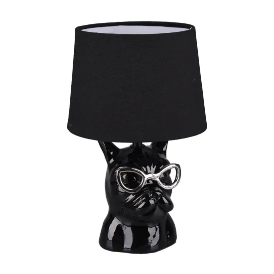 LÁMPARA DE MESA TOBY NEGRO