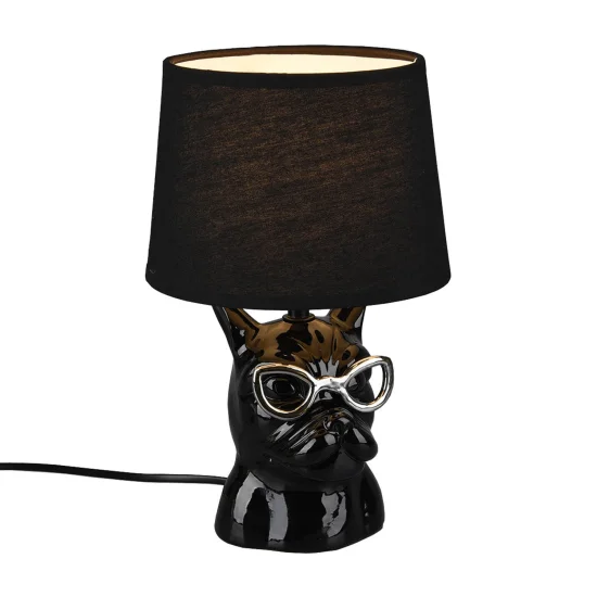 LÁMPARA DE MESA TOBY NEGRO 2