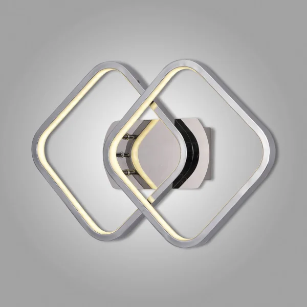 APLIQUE DE PARED LED MELCHOR 24W 4000K CROMO