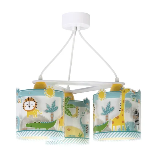 LÁMPARA DE TECHO MY LITTLE JUNGLE 3 LUCES 2