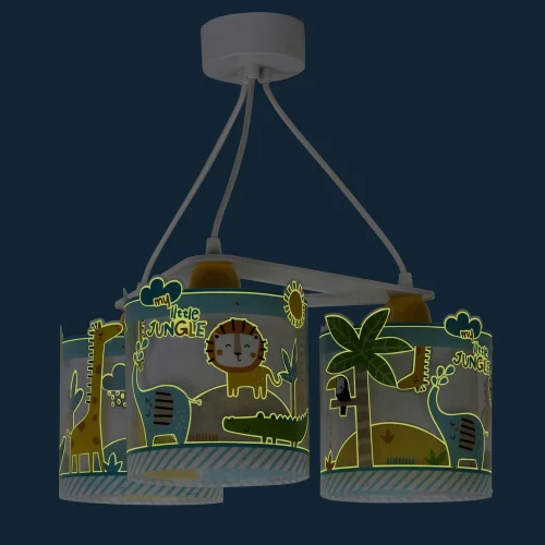 LÁMPARA DE TECHO MY LITTLE JUNGLE 3 LUCES LÁMPARA DE TECHO MY LITTLE JUNGLE 3 LUCES