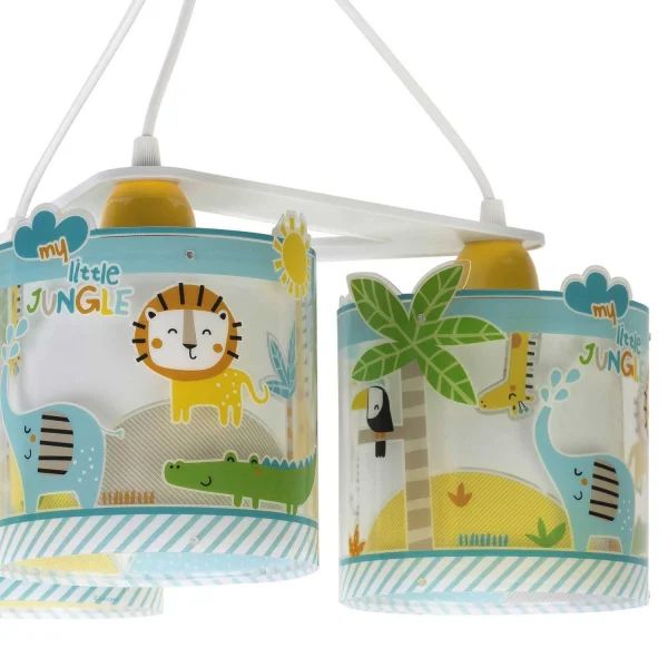 LÁMPARA DE TECHO MY LITTLE JUNGLE 3 LUCES LÁMPARA DE TECHO MY LITTLE JUNGLE 3 LUCES
