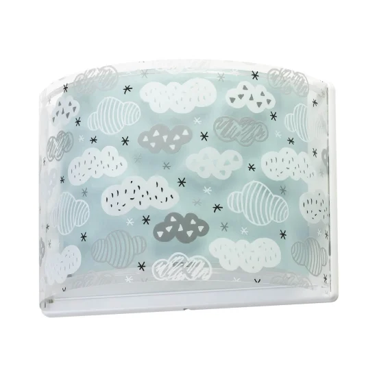 APLIQUE DE PARED CLOUDS VERDE