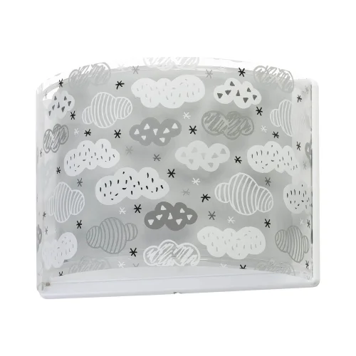 APLIQUE DE PARED CLOUDS GRIS