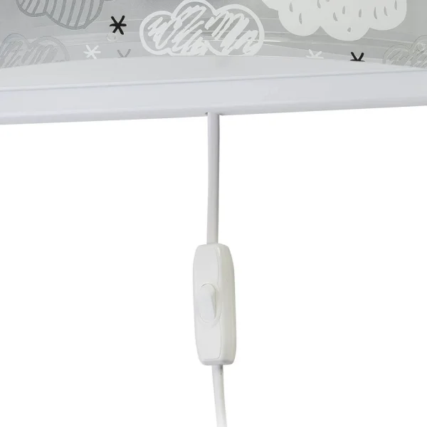 APLIQUE DE PARED CLOUDS GRIS