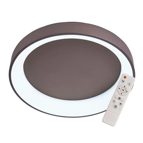 PLAFÓN DE TECHO LED FELICIANO 96W REGULABLE CAFÉ
