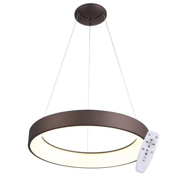 LÁMPARA DE TECHO LED POWELL 96W REGULABLE CAFÉ