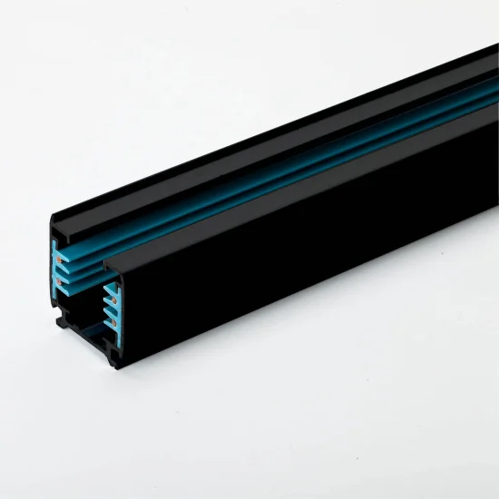 CARRIL TRIFÁSICO 1M NEGRO 2