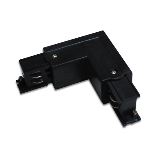 CONECTOR TIPO L PARA CARRIL TRIFÁSICO NEGRO