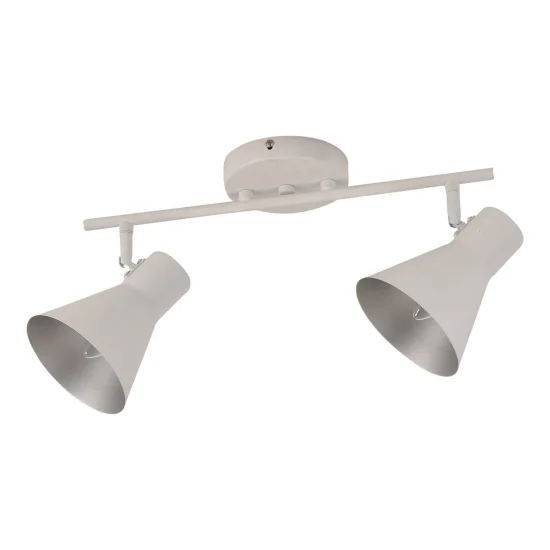 REGLETA DECORATIVA 2 LUCES CLARENCE BLANCO 2