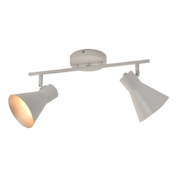 REGLETA DECORATIVA 2 LUCES CLARENCE BLANCO