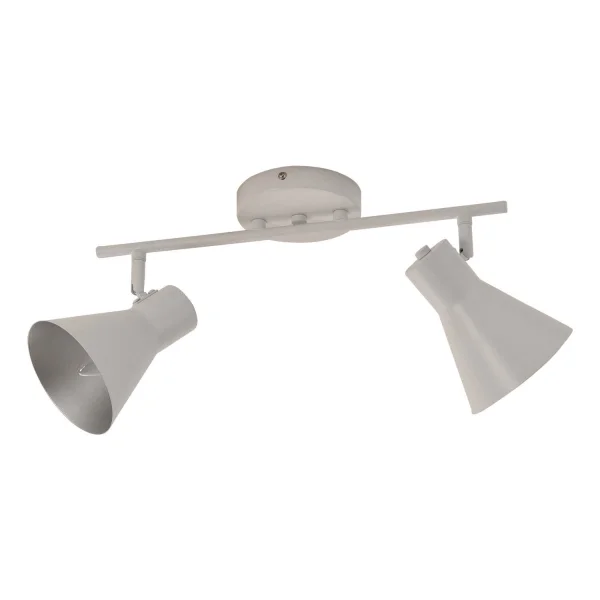 REGLETA DECORATIVA 2 LUCES CLARENCE BLANCO