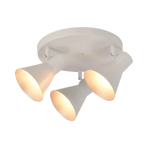 PLAFÓN DECORATIVO 3 LUCES CLARENCE BLANCO