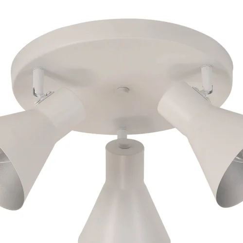 PLAFÓN DECORATIVO 3 LUCES CLARENCE BLANCO