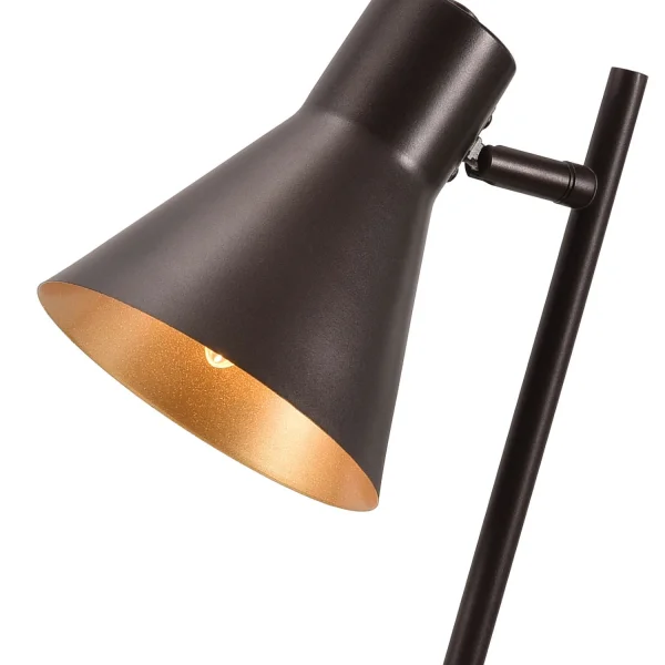 LÁMPARA DE MESA DECORATIVA CLARENCE MARRÓN LÁMPARA DE MESA DECORATIVA CLARENCE MARRÓN