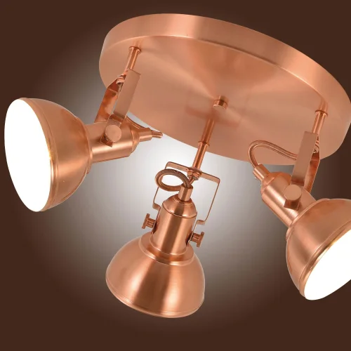 PLAFÓN DECORATIVO 3 LUCES MURRAY COBRE