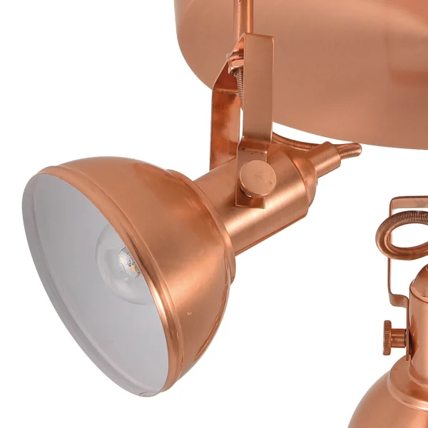 PLAFÓN DECORATIVO 3 LUCES MURRAY COBRE