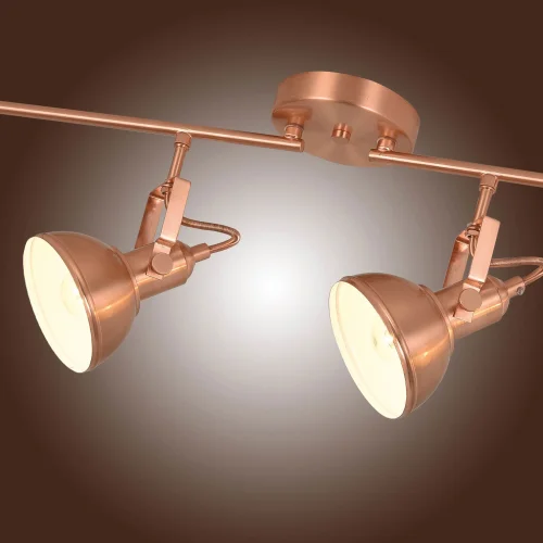 REGLETA DECORATIVA 4 LUCES MURRAY COBRE REGLETA DECORATIVA 4 LUCES MURRAY COBRE