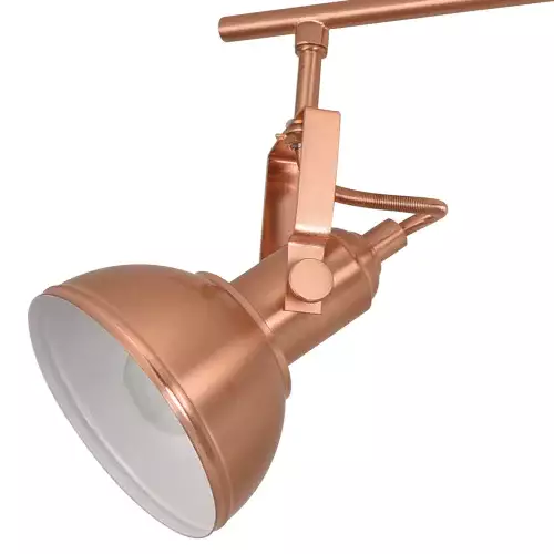 REGLETA DECORATIVA 4 LUCES MURRAY COBRE REGLETA DECORATIVA 4 LUCES MURRAY COBRE